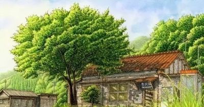 彩铅风景画欣赏 | 彩铅画成这样 绝对让你震撼，极品！ - 图画吧TUHUABA