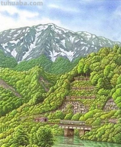 彩铅风景画欣赏 | 彩铅画成这样 绝对让你震撼，极品！ - 图画吧TUHUABA