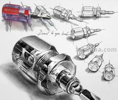 “教科书式”的素描分析，结构、细节和质感满分！经典画法了 - 图画吧TUHUABA