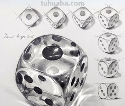 “教科书式”的素描分析，结构、细节和质感满分！经典画法了 - 图画吧TUHUABA