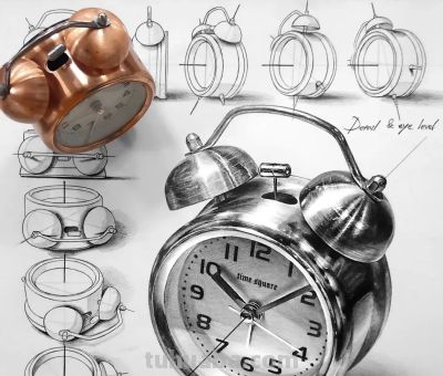 “教科书式”的素描分析，结构、细节和质感满分！经典画法了 - 图画吧TUHUABA