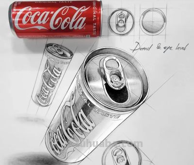 “教科书式”的素描分析，结构、细节和质感满分！经典画法了 - 图画吧TUHUABA