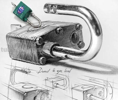 “教科书式”的素描分析，结构、细节和质感满分！经典画法了 - 图画吧TUHUABA