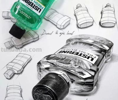 “教科书式”的素描分析，结构、细节和质感满分！经典画法了 - 图画吧TUHUABA