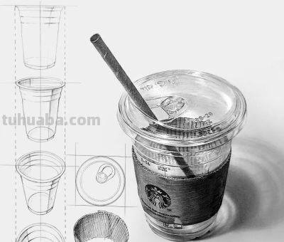 “教科书式”的素描分析，结构、细节和质感满分！经典画法了 - 图画吧TUHUABA