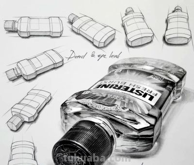 “教科书式”的素描分析，结构、细节和质感满分！经典画法了 - 图画吧TUHUABA