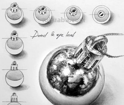 “教科书式”的素描分析，结构、细节和质感满分！经典画法了 - 图画吧TUHUABA