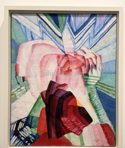 “色彩之巅”现场探访：走进粉色展区，看丰塔纳割破画布，毕加索描绘第一任妻子 - 图画吧TUHUABA