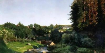 鉴赏俄罗斯画家康斯坦丁色彩丰富的风景水彩画作品︱艺术名画 - 图画吧TUHUABA