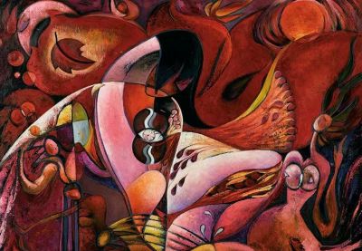 炽烈如焰，柔婉如诗 ——《春》油画作品赏析 - 图画吧TUHUABA