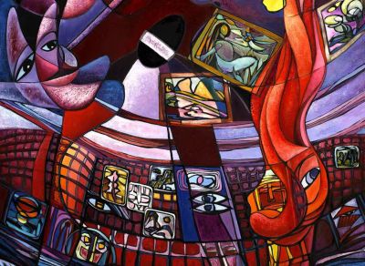 琉璃碎梦与东方回响—《红楼·梦》油画作品赏析 - 图画吧TUHUABA