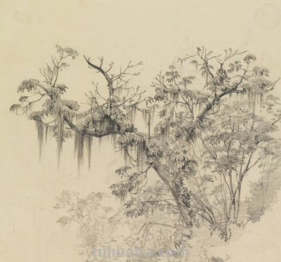 素描小稿德国画家费迪南德 · 凯勒作品赏 - 图画吧TUHUABA