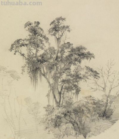 素描小稿德国画家费迪南德 · 凯勒作品赏 - 图画吧TUHUABA