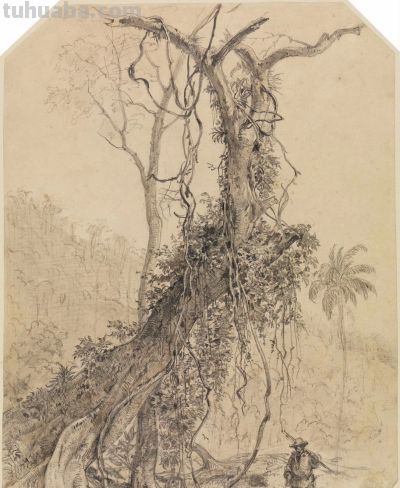 素描小稿德国画家费迪南德 · 凯勒作品赏 - 图画吧TUHUABA