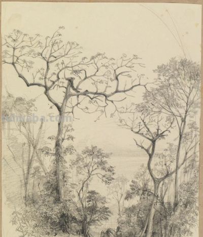 素描小稿德国画家费迪南德 · 凯勒作品赏 - 图画吧TUHUABA