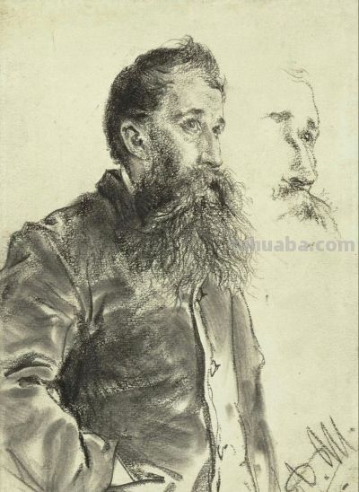 德国画家门采尔素描作品欣赏 - 图画吧TUHUABA