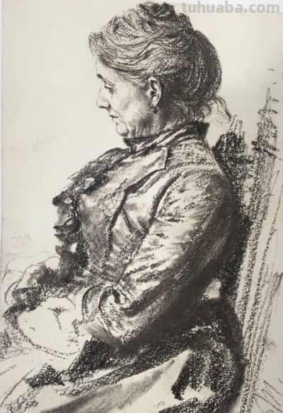 德国画家门采尔素描作品欣赏 - 图画吧TUHUABA