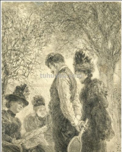 德国画家门采尔素描作品欣赏 - 图画吧TUHUABA