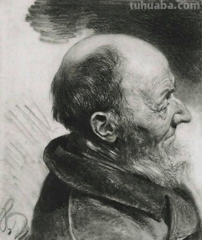 德国画家门采尔素描作品欣赏 - 图画吧TUHUABA