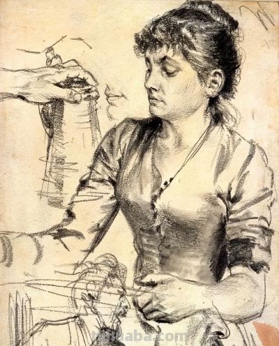 德国画家门采尔素描作品欣赏 - 图画吧TUHUABA