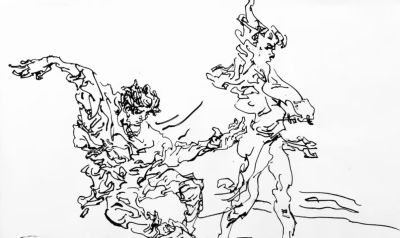 李鸿春 ||《生活场景动态速写》（32）作品欣赏 - 图画吧TUHUABA