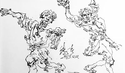 李鸿春 ||《生活场景动态速写》（32）作品欣赏 - 图画吧TUHUABA