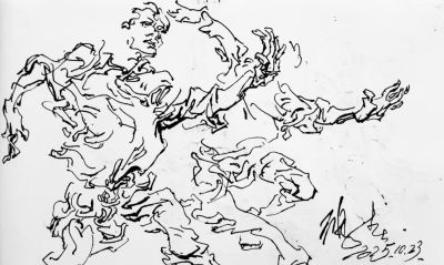 李鸿春 ||《生活场景动态速写》（32）作品欣赏 - 图画吧TUHUABA