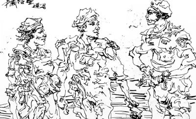 李鸿春 ||《生活场景动态速写》（32）作品欣赏 - 图画吧TUHUABA