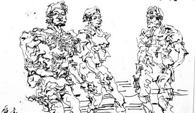 李鸿春 ||《生活场景动态速写》（32）作品欣赏 - 图画吧TUHUABA