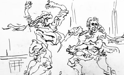 李鸿春 ||《生活场景动态速写》（32）作品欣赏 - 图画吧TUHUABA