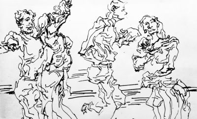 李鸿春 ||《生活场景动态速写》（32）作品欣赏 - 图画吧TUHUABA