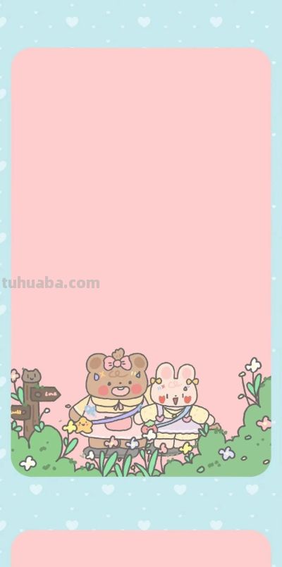 锁屏和桌面的动漫卡通套图壁纸来咯 - 图画吧TUHUABA