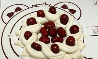 过年蒸花馍，做个元宝枣花馍，招财进宝好寓意，好吃好看又好做 - 图画吧TUHUABA