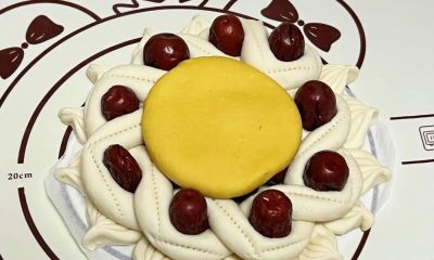 过年蒸花馍，做个元宝枣花馍，招财进宝好寓意，好吃好看又好做 - 图画吧TUHUABA