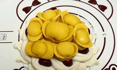 过年蒸花馍，做个元宝枣花馍，招财进宝好寓意，好吃好看又好做 - 图画吧TUHUABA