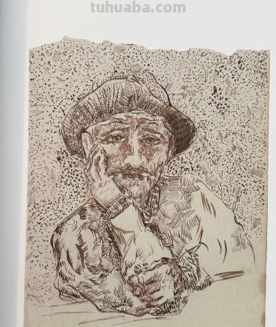 文森特梵高的个性素描 - 图画吧TUHUABA