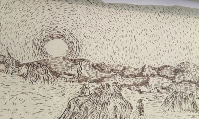 文森特梵高的个性素描 - 图画吧TUHUABA