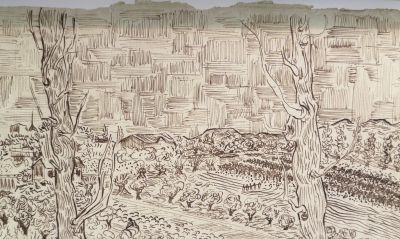 文森特梵高的个性素描 - 图画吧TUHUABA