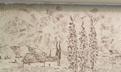 文森特梵高的个性素描 - 图画吧TUHUABA