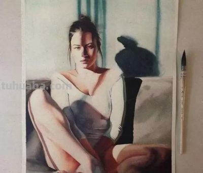 巴西水彩画家哲学家马科斯·贝卡里人物作品选集 - 图画吧TUHUABA