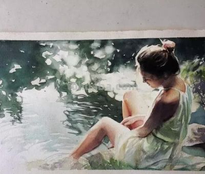 巴西水彩画家哲学家马科斯·贝卡里人物作品选集 - 图画吧TUHUABA