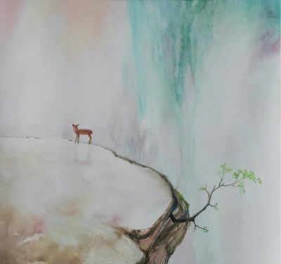 鹿鸣空谷—王徵明教授「鹿系列水意画」赏析 - 今日头条