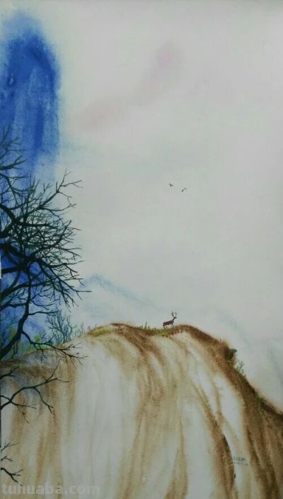 鹿鸣空谷—王徵明教授「鹿系列水意画」赏析 - 今日头条 鹿鸣空谷—王徵明教授「鹿系列水意画」赏析 - 图画吧TUHUABA