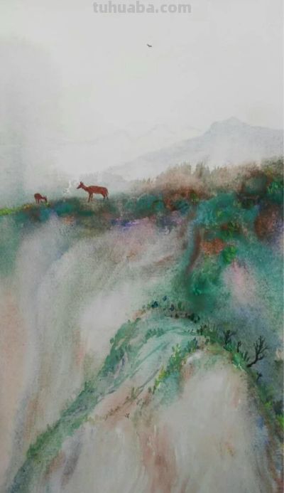 鹿鸣空谷—王徵明教授「鹿系列水意画」赏析 - 今日头条 鹿鸣空谷—王徵明教授「鹿系列水意画」赏析 - 图画吧TUHUABA