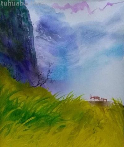 鹿鸣空谷—王徵明教授「鹿系列水意画」赏析 - 今日头条 鹿鸣空谷—王徵明教授「鹿系列水意画」赏析 - 图画吧TUHUABA