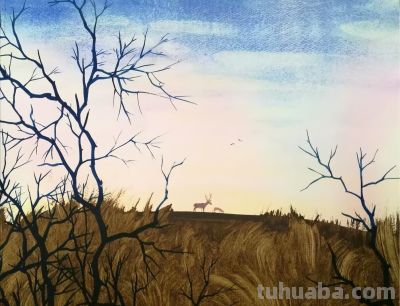 鹿鸣空谷—王徵明教授「鹿系列水意画」赏析 - 今日头条 鹿鸣空谷—王徵明教授「鹿系列水意画」赏析 - 图画吧TUHUABA