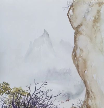 鹿鸣空谷—王徵明教授「鹿系列水意画」赏析 - 今日头条 鹿鸣空谷—王徵明教授「鹿系列水意画」赏析 - 图画吧TUHUABA