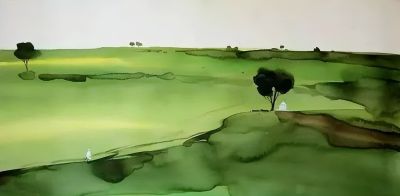 一组极简水彩画，美得如国画！ - 图画吧TUHUABA