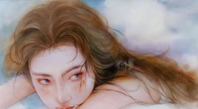 水彩女神笔下撩人的插画，一笔一画太美了！ - 图画吧TUHUABA