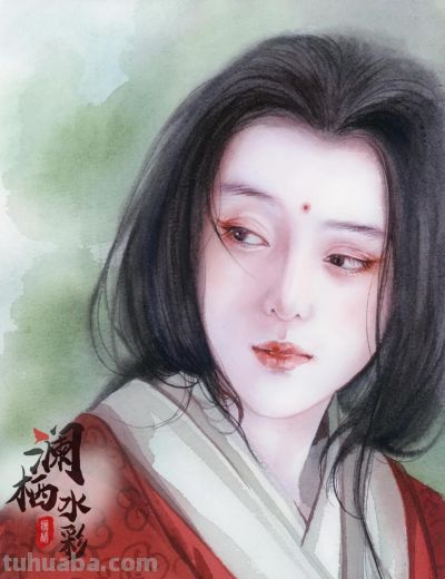 水彩女神笔下撩人的插画，一笔一画太美了！ - 图画吧TUHUABA